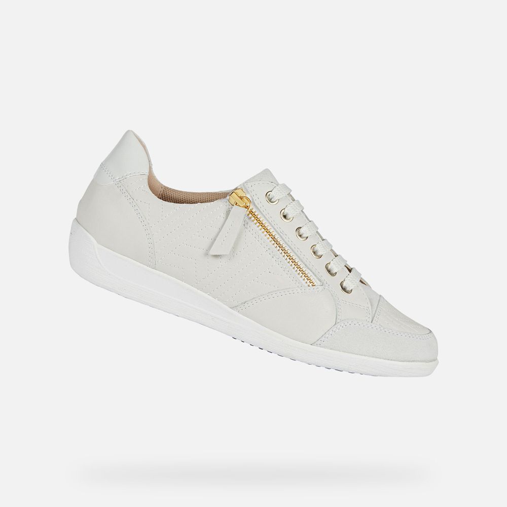 Geox Sneakers White Myria - Geox Womens Shoes - OCXNZM950